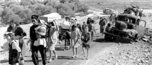 Fleeing Deir Yaseen, 1948